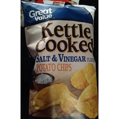 Kettle Cooked Salt & Vinegar Flavored Potato Chips