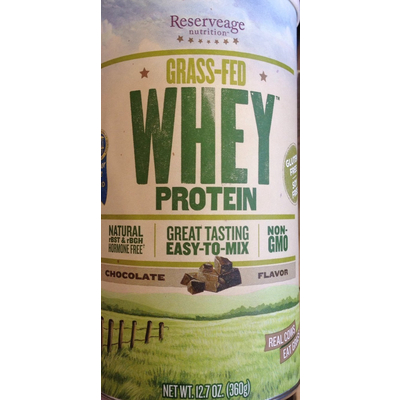 Grass-fed Whey Protein, Chocolate Flavor