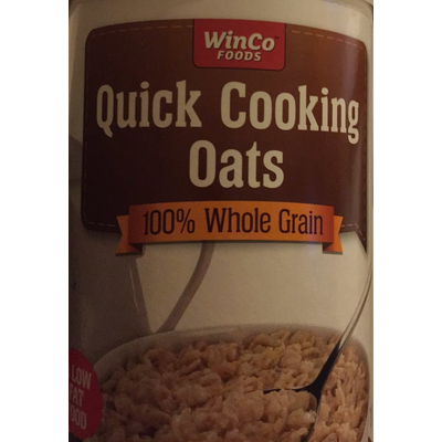 Quick Cooking Oats, 100% Whole Grain