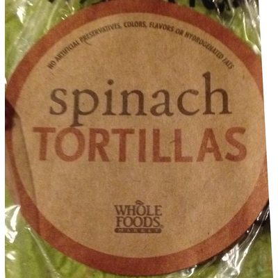 Spinach Tortillas