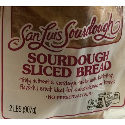 Sourdough Sliced Bread