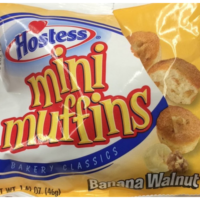 Mini Muffins, Banana Walnut