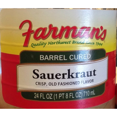 Barrel Cured Sauerkraut