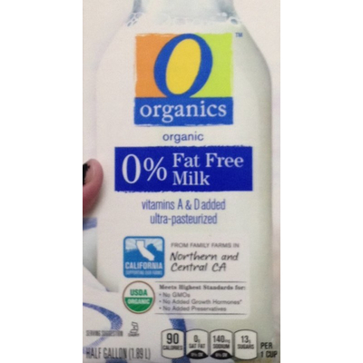 0% Fat Free Milk