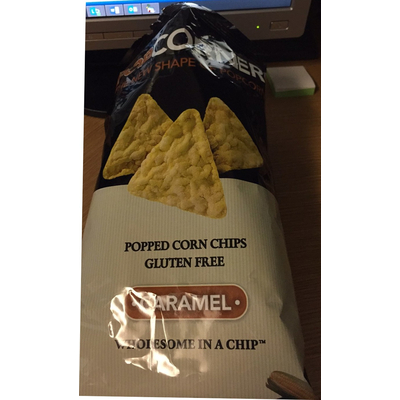 Popped Corn Chips, Caramel