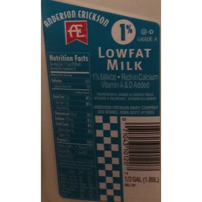 1% Lowfat Milk