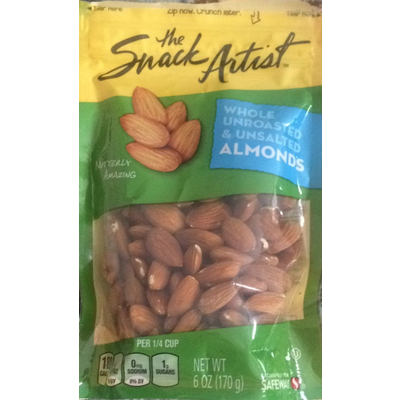 Whole Unroasted & Unsalted Almonds