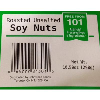 Roasted Unsalted Soy Nuts