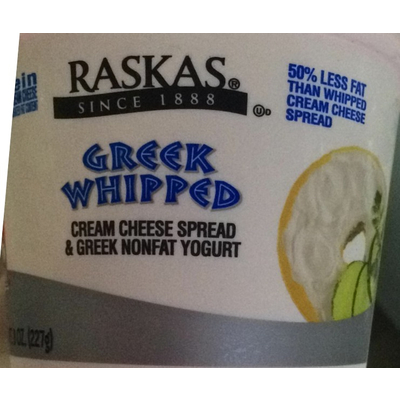 Greek Whipped Cream Cheese Spread & Greek Nonfat Yogurt
