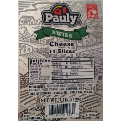 Swiss Cheese Slices