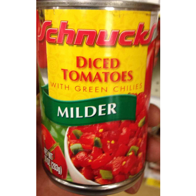 Diced Tomatoes, Milder