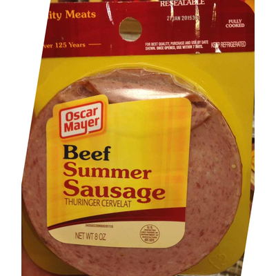 Calories In Beef Summer Sausage From Oscar Mayer