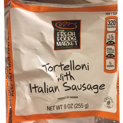 Tortelloni with Italian Sausage