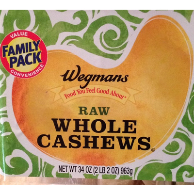 Raw Whole Cashews