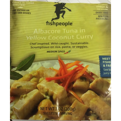 Albacore Tuna in Yellow Coconut Curry