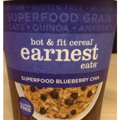 Hot & Fit Cereal, Superfood Blueberry Chia
