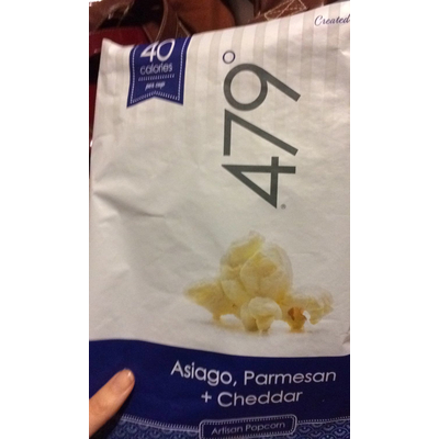 Asiago, Parmesan + Cheddar Artisan Popcorn