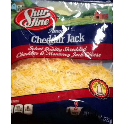 Cheddar Jack, Shredded Cheddar