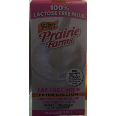 Extra Calcium Fat Free Milk