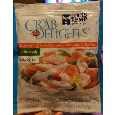 Garlic Herb Flake Style Imitation Crabmeat