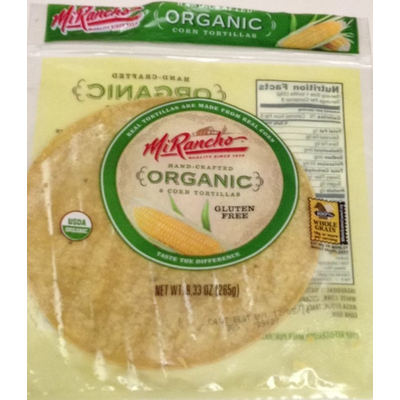 Organic Corn Tortillas