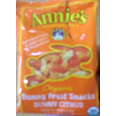 Fruit Snacks, Organic Bunny Fruit Snacks, Sunny Citrus