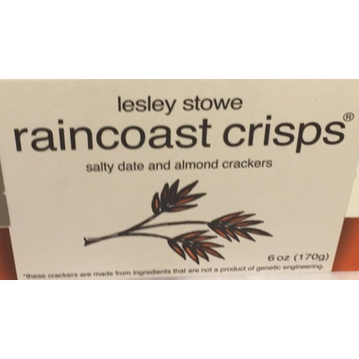 Raincoast Crisps Salty Date and Almond Crackers