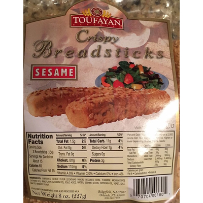 Crispy Breadsticks, Sesame