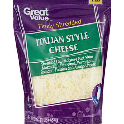 Finely Shredded Italian Style Cheese