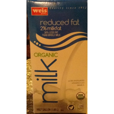 2% Reduced Fat Organic Milk