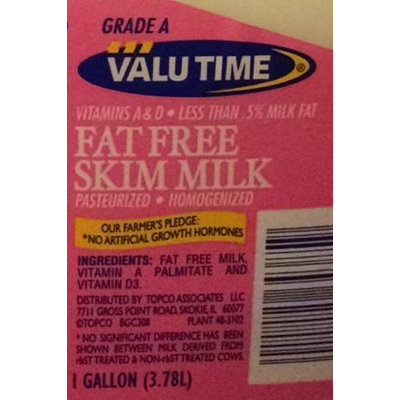 Fat Free Skim Milk