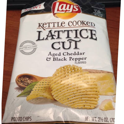 Kettle Cooked Lattice Cut Potato Chips