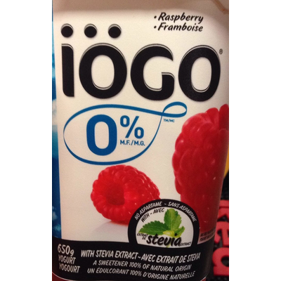 Calories In Raspberry Yogurt From Iogo