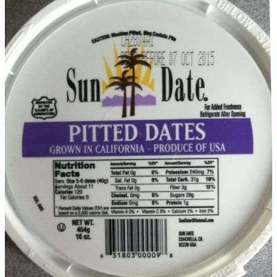 Pitted Dates