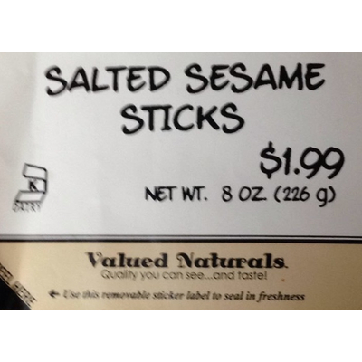 Salted Sesame Sticks