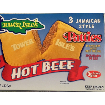 Hot Beef Jamaica Style Patties
