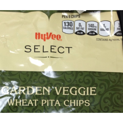 Garden Veggie Wheat Pita Chips