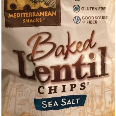 Baked Lentil Chips, Sea Salt