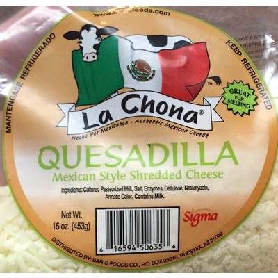 Quesadilla Mexican Style Shredded Cheese