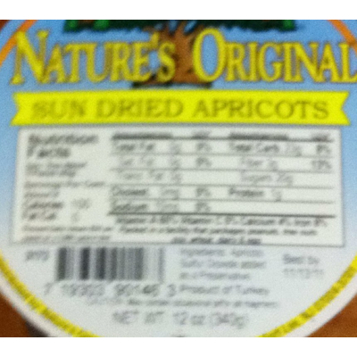 Sun Dried Apricots