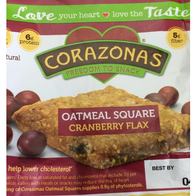 Oatmeal Square Cranberry Flax