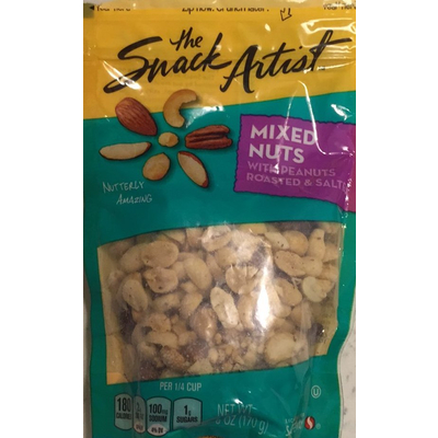 Mixed Nuts with Peanuts Roasted & Salted