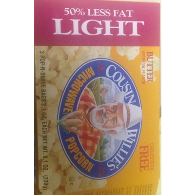 Light Butter Microwave Popcorn