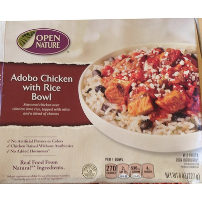 Adobo Chicken with Rice Bowl