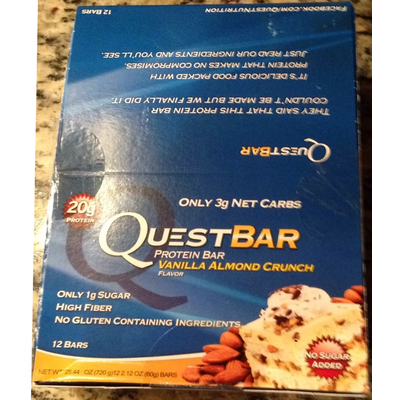 Protein Bar, Vanilla Almond Crunch