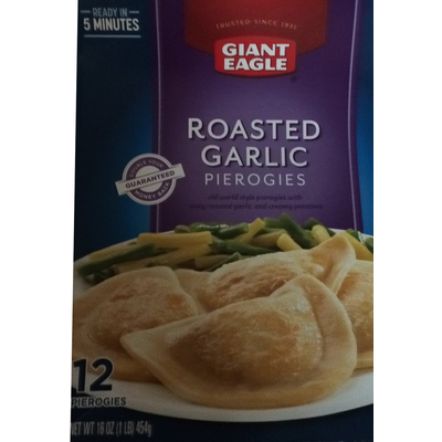 Roasted Garlic Pierogies