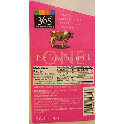 1% Lowfat Milk