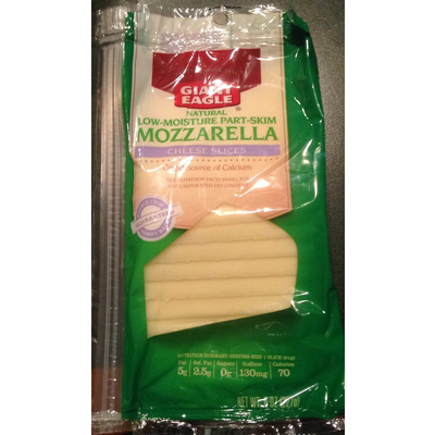 Part Skim Mozzarella Cheese Slices