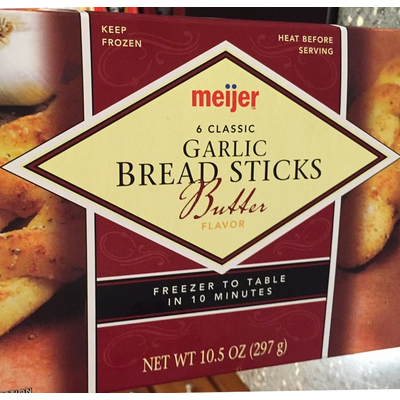 Garlic Bread Sticks, Butter Flavor
