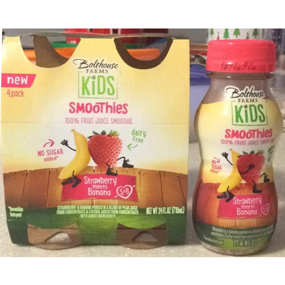 Strawberry Meets Banana, Fruit Juice Smoothie